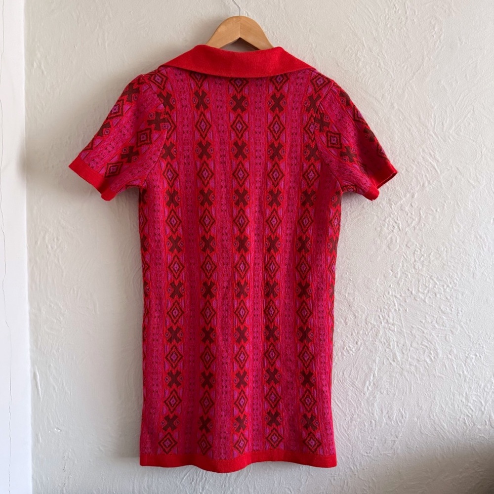 Free People Kitt Red Mini Dress Size XS - Picture 7 of 7